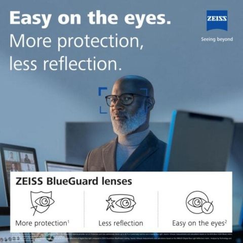  Zeiss ClearView DuraVision® Gold BlueGuard – Tròng Kính Đơn Tròng Đánh Thế Hệ Mới Cho Thời Đại Số 