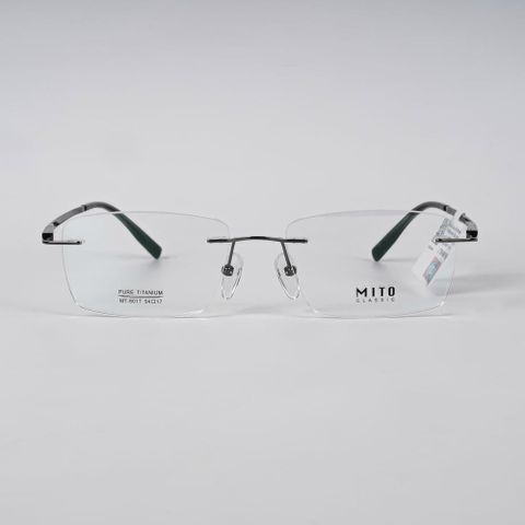  Kính Không Gọng Chữ Nhật Mito MT8017 – Tem Chính Hãng 101 