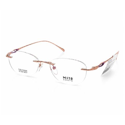  Mito MT1885 Kính Không Gọng Mắt Mèo Titanium – Tem Chính Hãng 101 