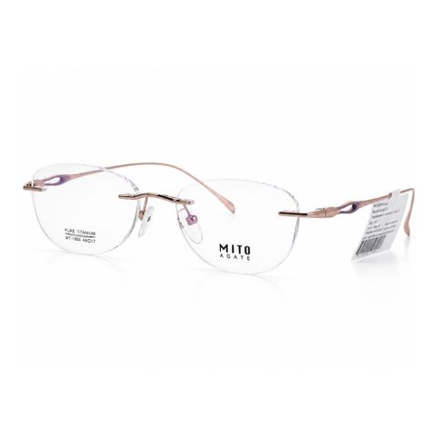 Mito MT1885 Kính Không Gọng Mắt Mèo Titanium – Tem Chính Hãng 101 