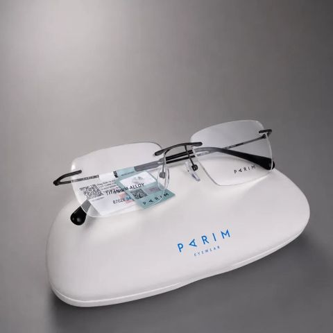  Parim 87028 Kính Không Gọng Titanium Alloy – Tem Chính Hãng 101 