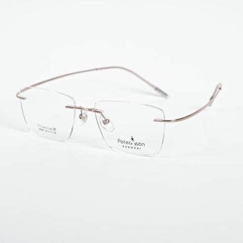  Peterson 26008 Kính Không Gọng Chữ Nhật Titanium 