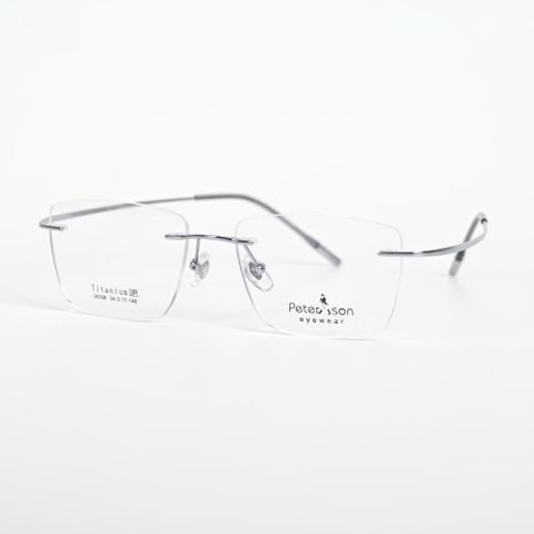  Peterson 26008 Kính Không Gọng Chữ Nhật Titanium 