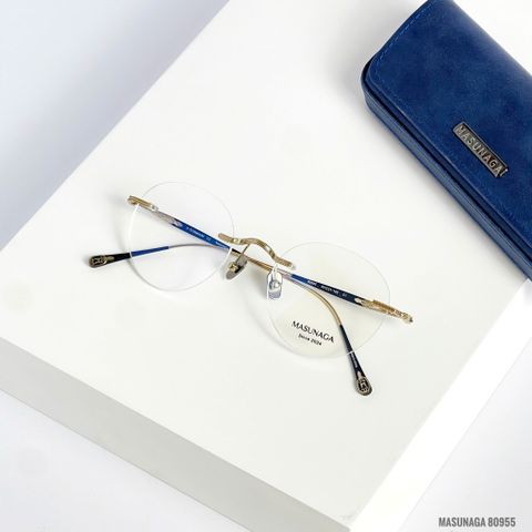  Kính Không Gọng Titanium Masunaga 80955 Chính Hãng 