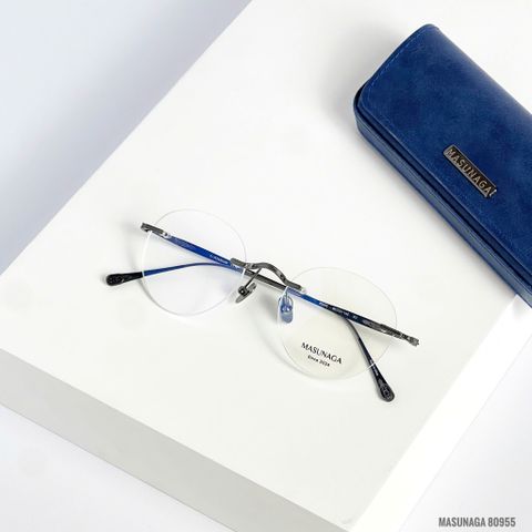  Kính Không Gọng Titanium Masunaga 80955 Chính Hãng 