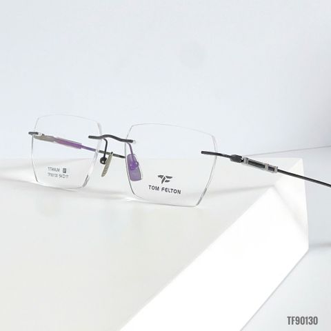  Gọng Kính Không Viền Titanium Tom Felton TF90130 