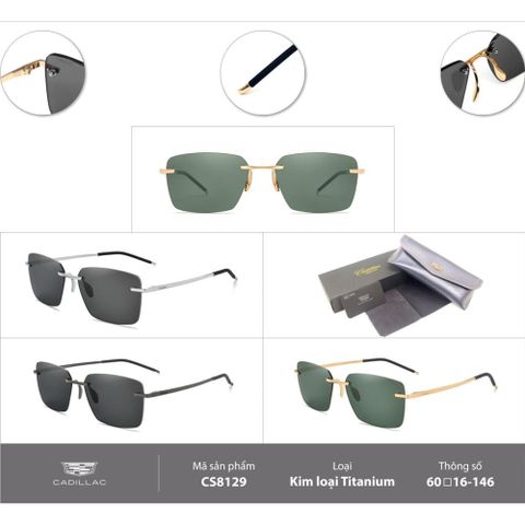  Kính Mát không Gọng Cadillac CS8129 – Chính hãng 