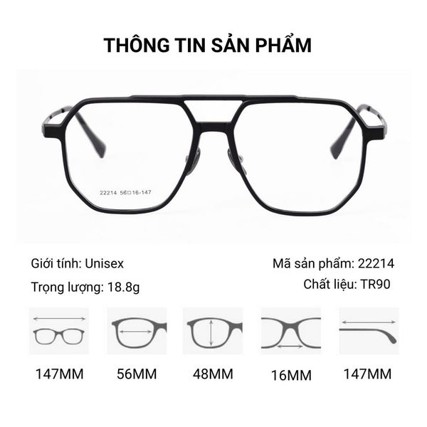 Kính Râm Cận Clip On Snap 22214 TR90 Phân Cực 2 Trong 1