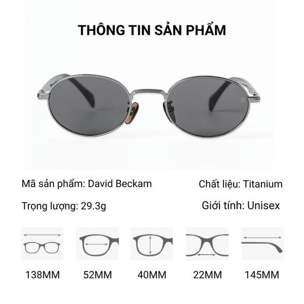 Kính Mát Oval David Beckham - Bản Đẹp Nhất Thị Trường