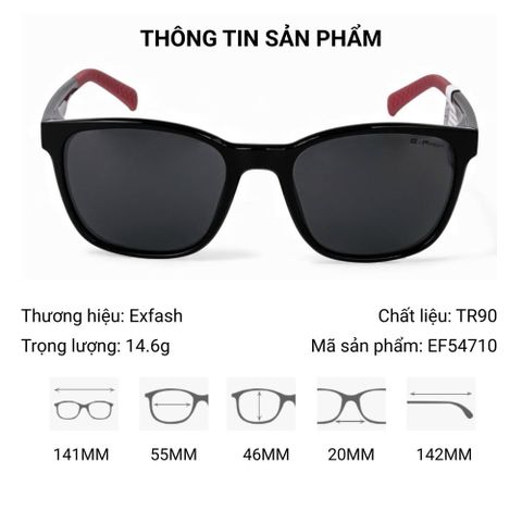  Sunglasses Kính Mát Thể Thao Exfash EF54710 – Tem Chính Hãng 101 