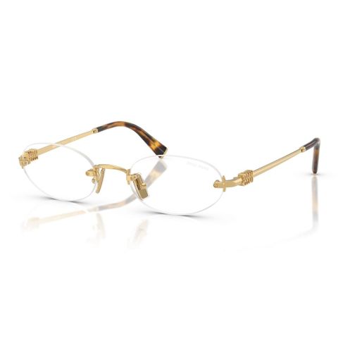  Miu Miu 0MU A54S Kính Mát Oval Không Gọng – Tem Chính Hãng Luxottica 