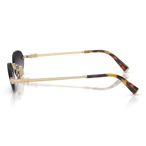  Miu Miu 0MU A54S Kính Mát Oval Không Gọng – Tem Chính Hãng Luxottica 