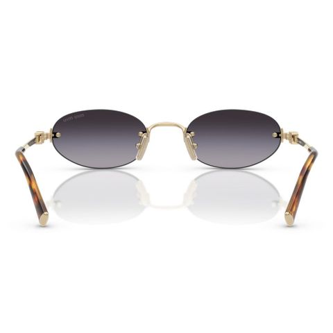  Miu Miu 0MU A54S Kính Mát Oval Không Gọng – Tem Chính Hãng Luxottica 