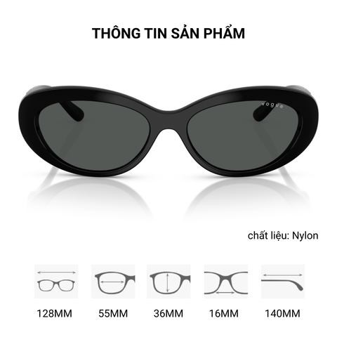  Kính Mát Mắt Mèo Vogue 0VO5630S Tem Chính Hãng Luxottica 