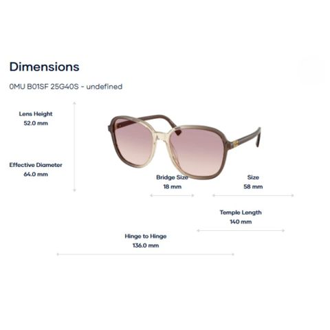  Kính Mát Pillow Miu Miu 0MU B01SF - Tem chính hãng Luxottica 