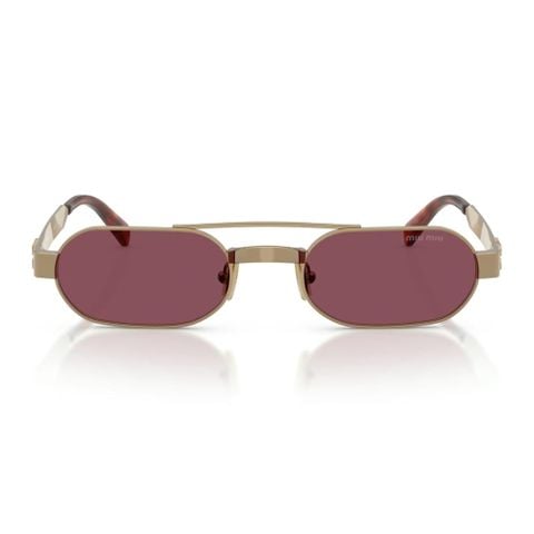  Kính Mát Oval Miu Miu 0MU B52S - Tem Chính Hãng Luxottica 