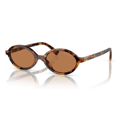  Miu Miu 0MU 04ZSF Kính Mát Oval – Tem Chính Hãng Luxottica 