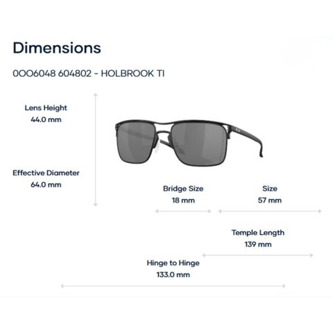  Kính Mát Phân Cực Oakley Holbrook ti 0OO6048 – Tem Chính Hãng Luxottica 