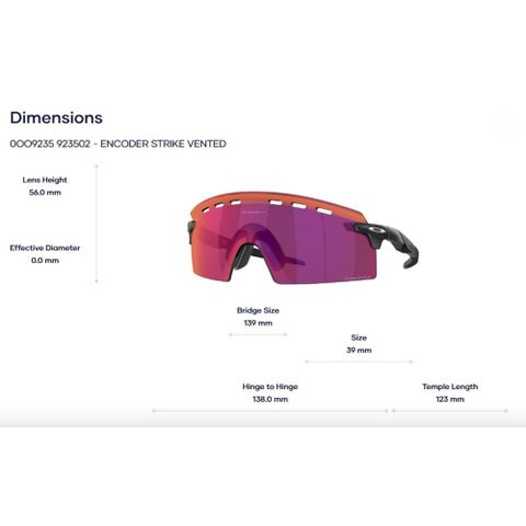  Kính Mát Oakley Encoder strike vented 0OO9235- Tem chính hãng Luxottica 