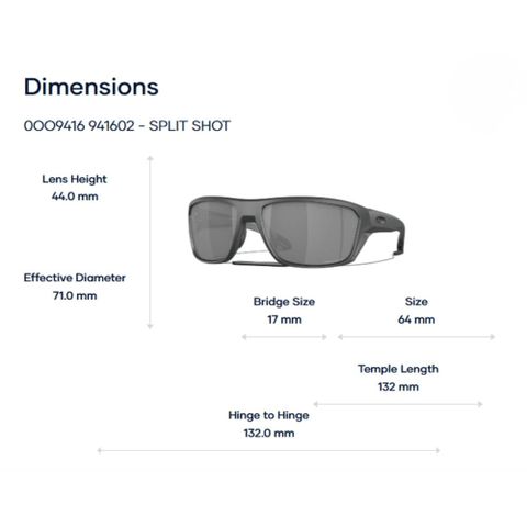  Oakley Split shot 0OO9416 Kính Mát Thể Thao – Tem Chính Hãng Luxottica 