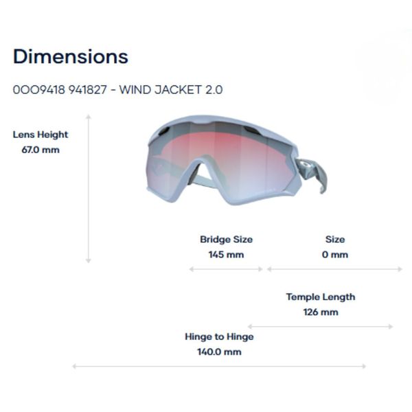 Kính Mát Thể Thao Oakley Wind jacket 2.0 0OO9418 – Tem Chính Hãng Luxottica