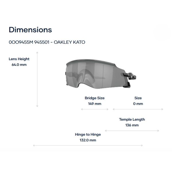 Kính Mát Thể Thao Oakley kato 0OO9455M - Tem Chính Hãng Luxottica
