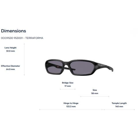  Oakley Terraforma 0OO9530 Kính Mát- Tem Chính Hãng Luxottica 