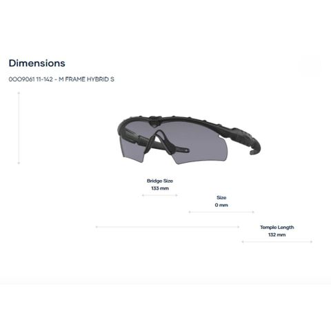  Kính Mát Oakley M Frame Hybrid S OO9061 - Tem Chính Hãng Luxottica 