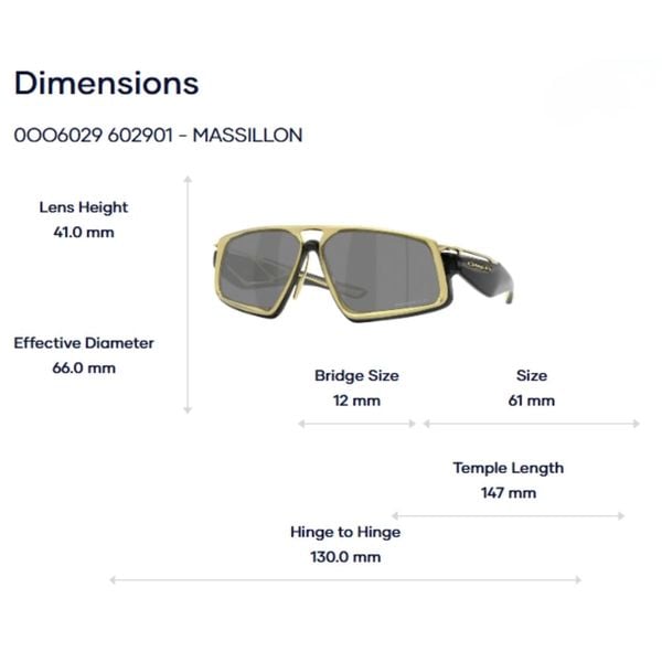 Kính Mát Oakley Massillon 0OO6029 | Chính Hãng Luxottica