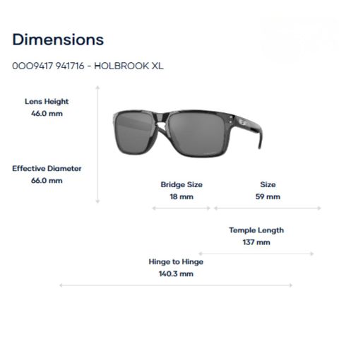  Oakley Holbrook XL 0OO9417 Kính Mát – Tem Chính Hãng Luxottica 