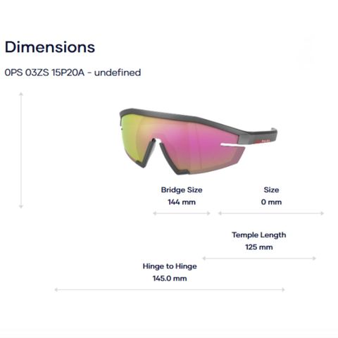  0PS 03ZS Kính Mát Prada Linea Rossa – Tem Chính Hãng Luxottica 