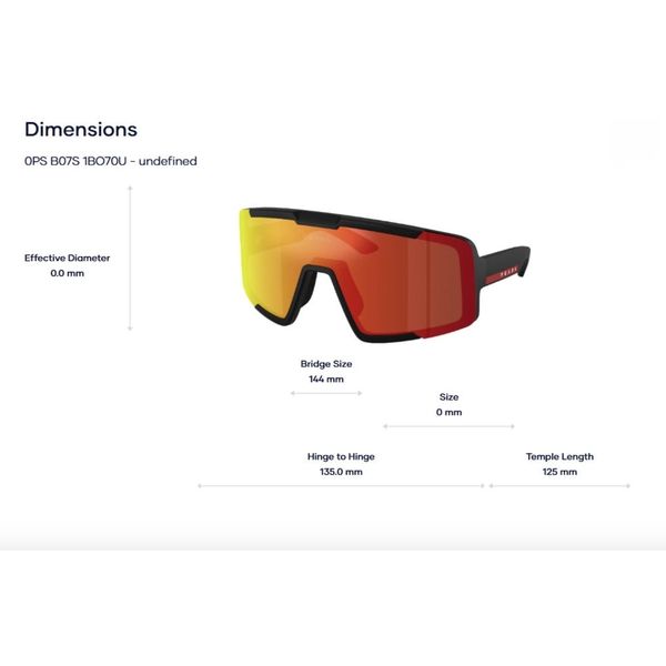 Kính Thể Thao Sunglasses Prada Linea Rossa 0PS B07S – Tem Chính Hãng Luxottica