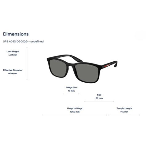  Kính Mát Prada Linea Rossa 0PS A08S – Tem Chính Hãng Luxottica 