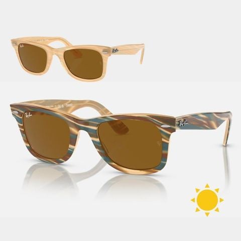  Rayban Orignal Wayfarer Change 0Rb2140F Kính Mát – Tem Chính Hãng Luxottica 