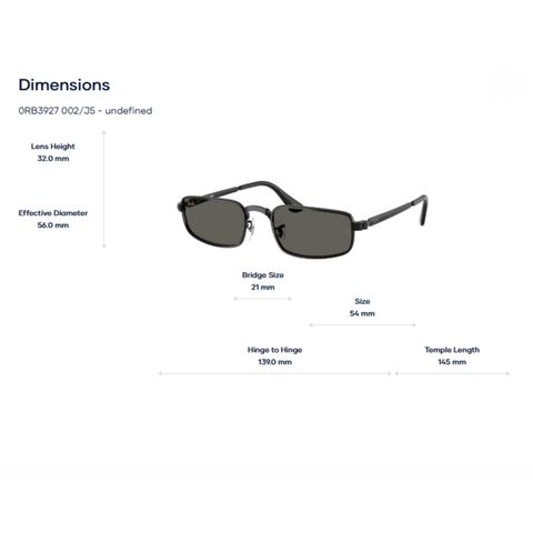  Kính Mát Pillow RayBan 0RB3927 - Tem Chính Hãng Luxottica 