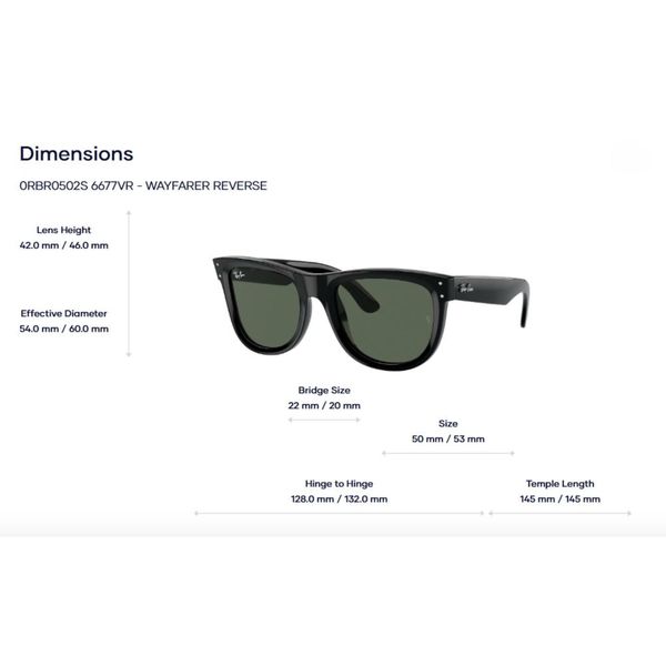 RayBan Wayfarer Reverse 0RBR0502S Kính Mát- Tem Chính Hãng Luxottica