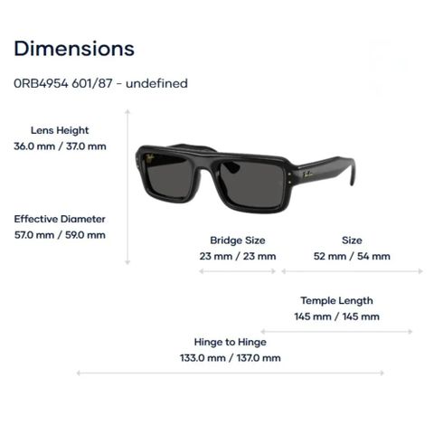 Kính Mát Ray-Ban A$ap Rocky Flacko Puffer 0RB4954 – Tem Chính Hãng Luxottica 