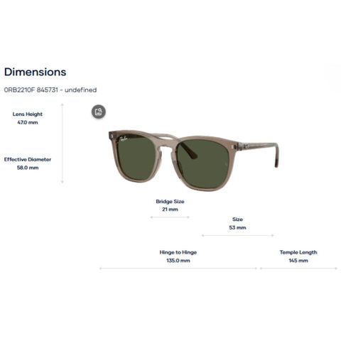  Kính mát RayBan 0RB2210F - Tem Chính Hãng Luxottica 