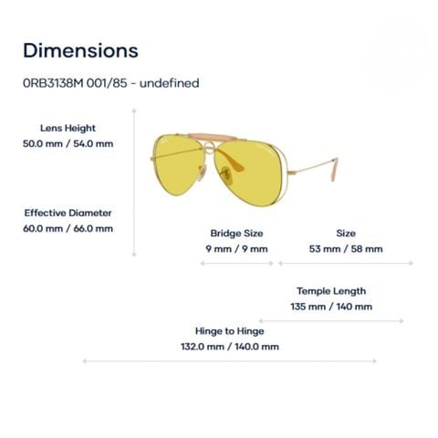  RayBan 0RB3138M The Shooter By Dolce&Gabbana Kính Mát Aviator – Tem Chính Hãng Luxottica 