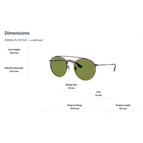  Kính mát RayBan 0RB3647N - Tem Chính Hãng Luxottica 