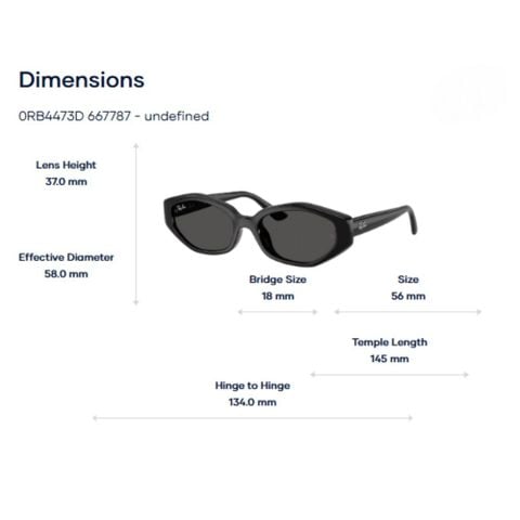  Kính Mát RayBan 0RB4473D – Tem Chính Hãng Luxottica 