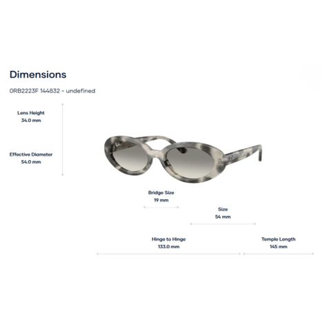  Kính Mát RayBan 0RB2223F – Tem Chính Hãng Luxottica 