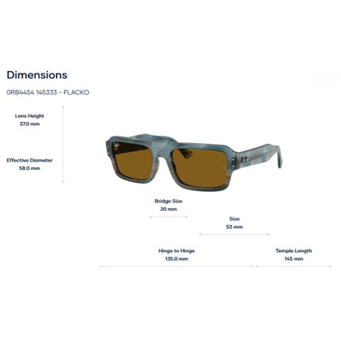  Kính Mát RayBan Flacko 0RB4454 – Tem Chính Hãng Luxottica 