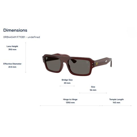  Kính Mát RayBan 0RB4454M – Tem Chính Hãng Luxottica 