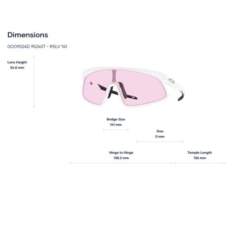  Kính Mát Thể Thao 0OO9524D - Rslv 141 - Tem Chính Hãng Luxottica 