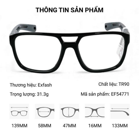  Gọng Kính Thể Thao Exfash EF54771 - Tem Chính Hãng 101 