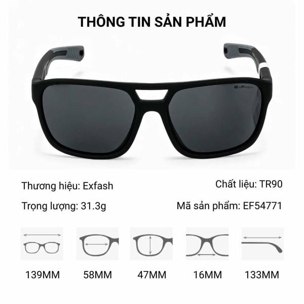 Exfash EF54771 Kính Mát Thể Thao - Tem Chính Hãng 101
