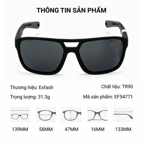  Exfash EF54771 Kính Mát Thể Thao - Tem Chính Hãng 101 