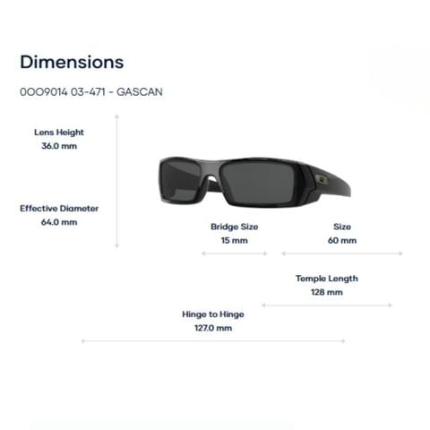  Kính Mát Thể Thao Oakley Gascan 0OO9014 – Tem Chính Hãng Luxottica 