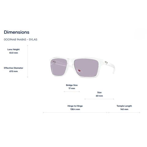  Kính Mát Thể Thao Oakley 0OO9448 Sylas – Chính Hãng Luxottica 